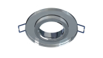 Ceiling lighting point fitting ROVO glass round white - transparent